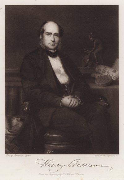 Henry Bessemer (litho) af Rudolf Lehmann