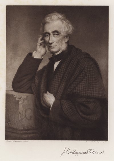 John Collingwood Bruce (litho) af Rudolf Lehmann