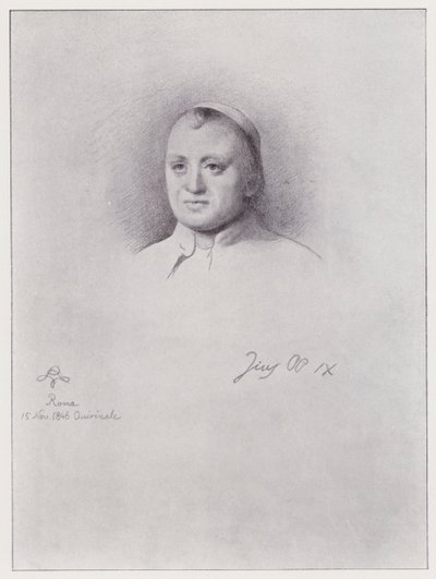 Pave Pius IX (litho) af Rudolf Lehmann