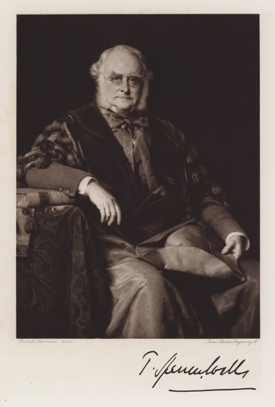 Sir Thomas Spencer Wells (litho) af Rudolf Lehmann