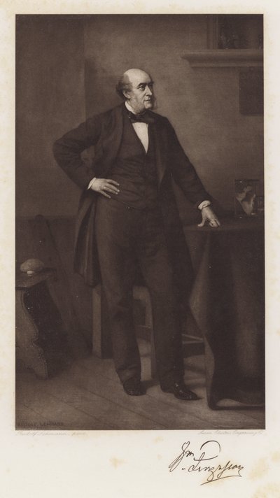 Sir William Fergusson (litho) af Rudolf Lehmann