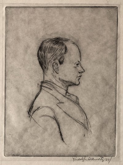 Portræt af Rudolf Schwartz