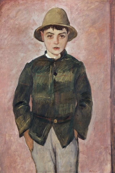 Country Boy, omkring 1928 (olie på lærred) af Rudolf Vejrych