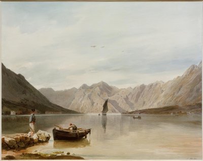 Udsigt mod Mula og Dobrota nær Cattaro af Rudolf von Alt