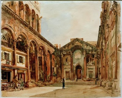 Diocletians Palads af Rudolf von Alt
