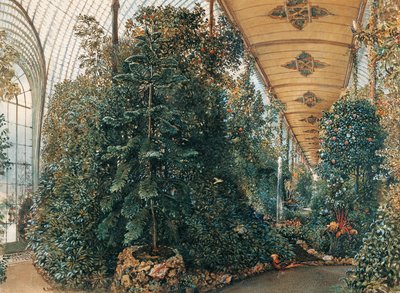 Interiør af Palmehuset i Lednice Palace af Rudolf von Alt