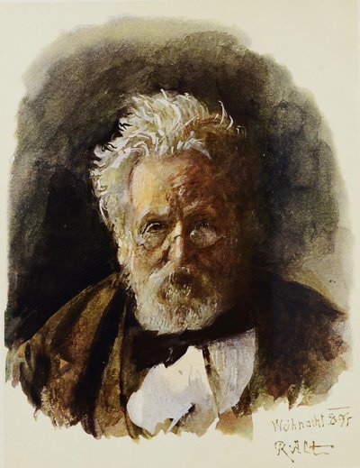 Selvportræt af Rudolf von Alt
