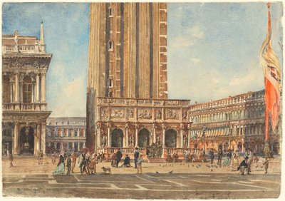 Piazza San Marco af Rudolf von Alt