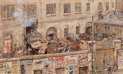 Kitschelt jernstøberiet ved Skodagasse i Wien af Rudolf von Alt