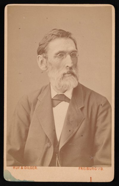 Portræt af Alexander von Frantzius 1821-1877, 1876. af Ruf and Dilger