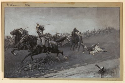 Blücher Unhorsed ved Ligny af Rufus Fairchild Zogbaum