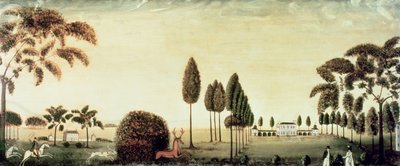 Jagtscene af Rufus Porter