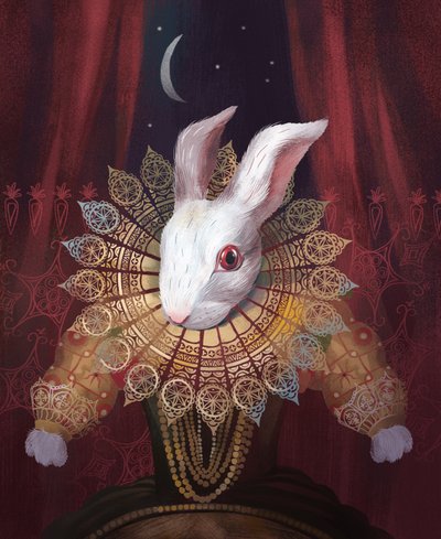 Hvid som månen, 2016, ( af Runa Anastasiya Rudaya