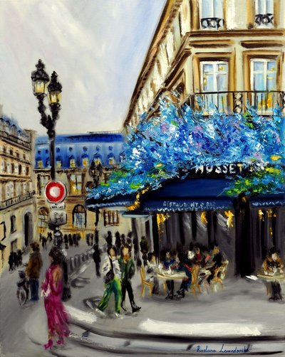 Le Musset Paris, 2022 (olie på lærred) af Ruslana Levandovska