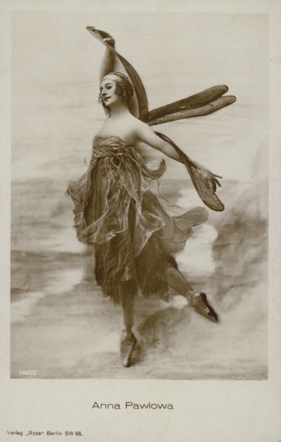 Anna Pavlova, russisk prima ballerina (s/h foto) af Russian Photographer