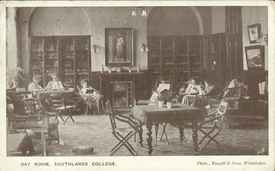 Dagværelse, Southlands College, Roehampton, London (s/h-billede) af Russian Photographer