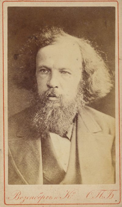 Dmitri Mendeleev, russisk kemiker af Russian Photographer