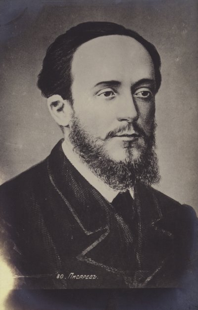 Dmitrij Ivanovitj Pisarev (1840-1868), radikal russisk forfatter og samfundskritiker af Russian Photographer
