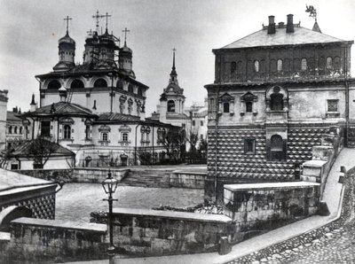 Romanov Boyarernes hus i skiltklosteret og skiltets katedral, Moskva af Russian Photographer