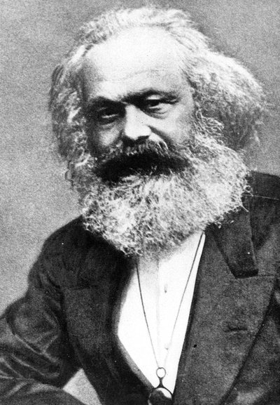Karl Marx (s/h foto) af Russian Photographer