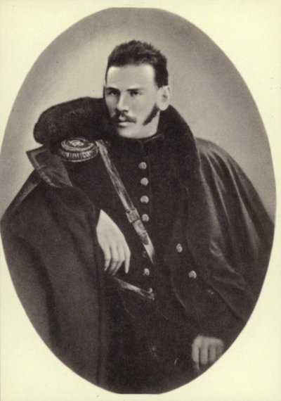 L N Tolstoj af Russian Photographer