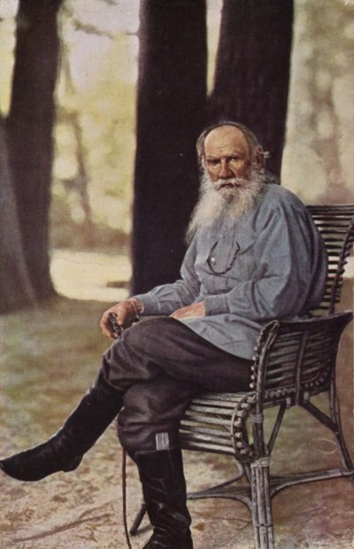 Leo Tolstoj (1828-1910), russisk romanforfatter, novelleforfatter og dramatiker af Russian Photographer