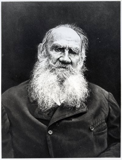 Leo Tolstoj (s/h-foto) af Russian Photographer