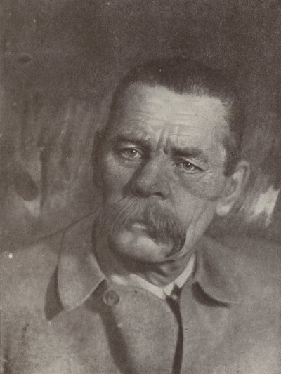 Maxim Gorky, russisk forfatter af Russian Photographer