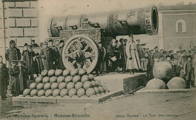 Czarkanonen, Kreml, Moskva. Postkort sendt i 1913. af Russian Photographer