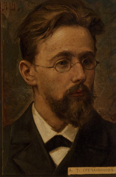 Alexander Gretchaninoff, russisk romantisk komponist (1864-1956) af Russian School