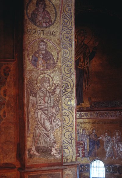 Ærkeenglen Gabriel (mosaik) af Russian School