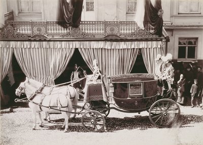 Vogn ankommer til zar Nicholas II