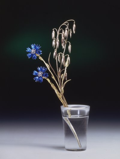 Kornblomster og kornblomster, Faberge Værksted, 1880
