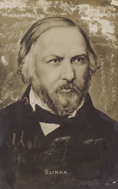 Mikhail Ivanovich Glinka, russisk komponist (1804-1857) af Russian School