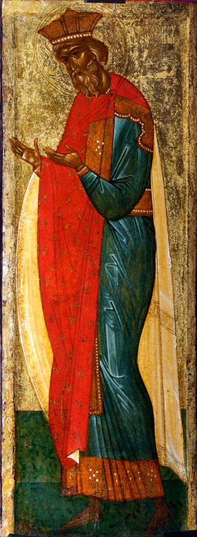 Sankt Vladimir af Kiev, begyndelsen af det 15. århundrede. af Russian icon.