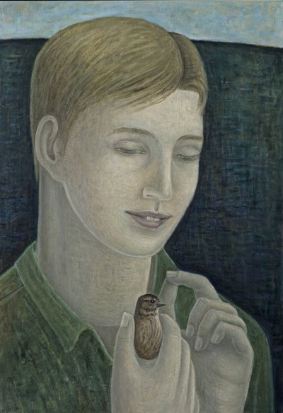 The Young Francis (Boy Holding Bird) af Ruth Addinall