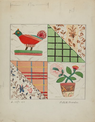 Applikationsdyne, ca. 1936. af Ruth M Barnes