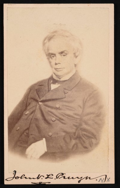 Portræt af John V. L. John VanSchaick Lansing Pruyn 1811-1877, før 1877. af SJ Thompson