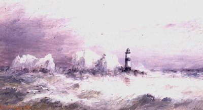 The Needles, Isle of Wight (bræt) af S.L. Kilpack