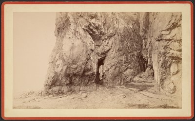Split Rock fra nord, Mt. Desert. af S.R. Stoddard