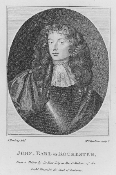 John, jarl af Rochester (gravering) af S. (after) Harding