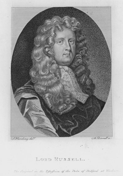Lord Russell (gravering) af S. (after) Harding
