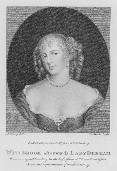 Miss Brook bagefter Lady Denham (gravering) af S. (after) Harding