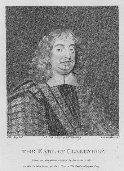 Jarlen af Clarendon (gravering) af S. (after) Harding