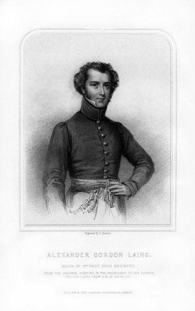 Alexander Gordon Laing, skotsk opdagelsesrejsende, 1870. af S. Freeman