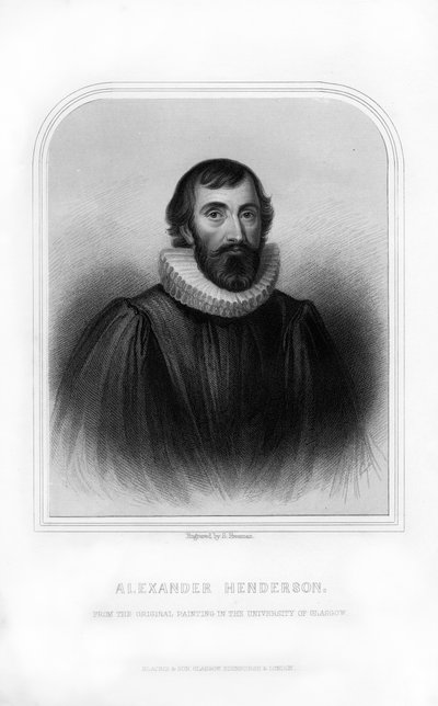 Alexander Henderson, skotsk teolog, 1870. af S. Freeman
