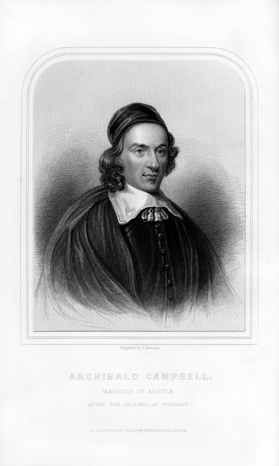 Archibald Campbell, 1. markis af Argyll, skotsk statsmand, 1870. af S. Freeman