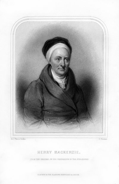 Henry Mackenzie, skotsk romanforfatter og diverse forfatter, 1870. af S. Freeman