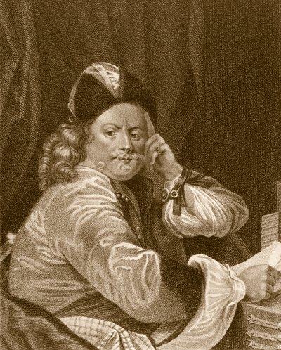 Thomas Killigrew, graveret af J.J Van den Bergh af S. Harding