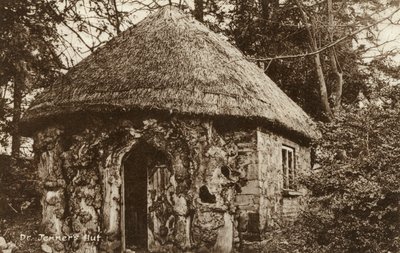Edward Jenners stråtækte hytte, Berkeley, Gloucestershire, 20. århundrede. af S Pead